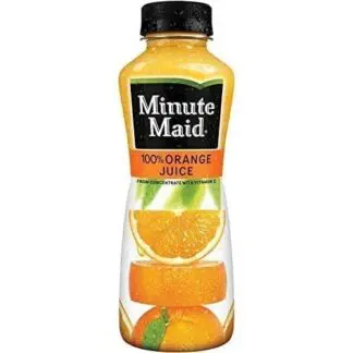 Minute Maid orange juice bottle