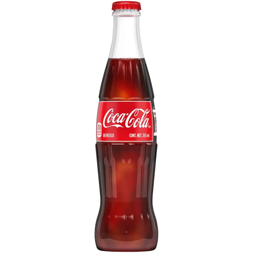 Glass bottle of Coca-Cola