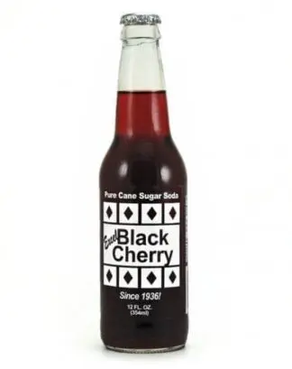 Pure cane sugar soda bottle