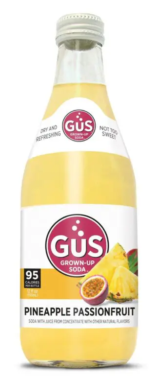 Refreshing pineapple passionfruit beverage