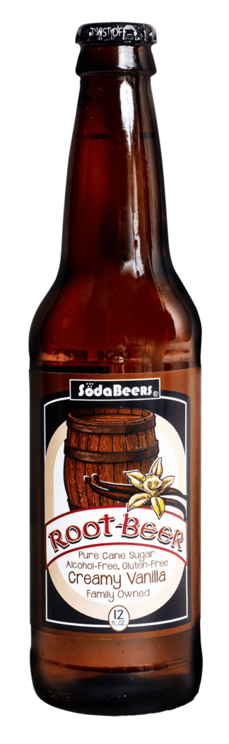 Creamy vanilla root beer beverage