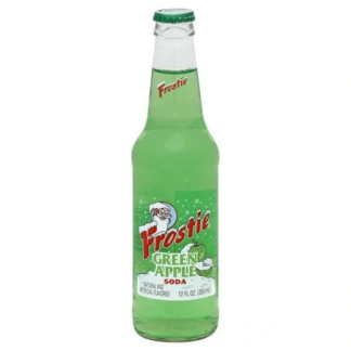 Frostie green apple flavored soda