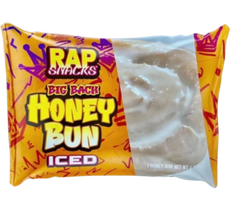 Rap Snacks honey bun package