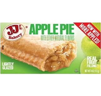 Lightly glazed apple pie box