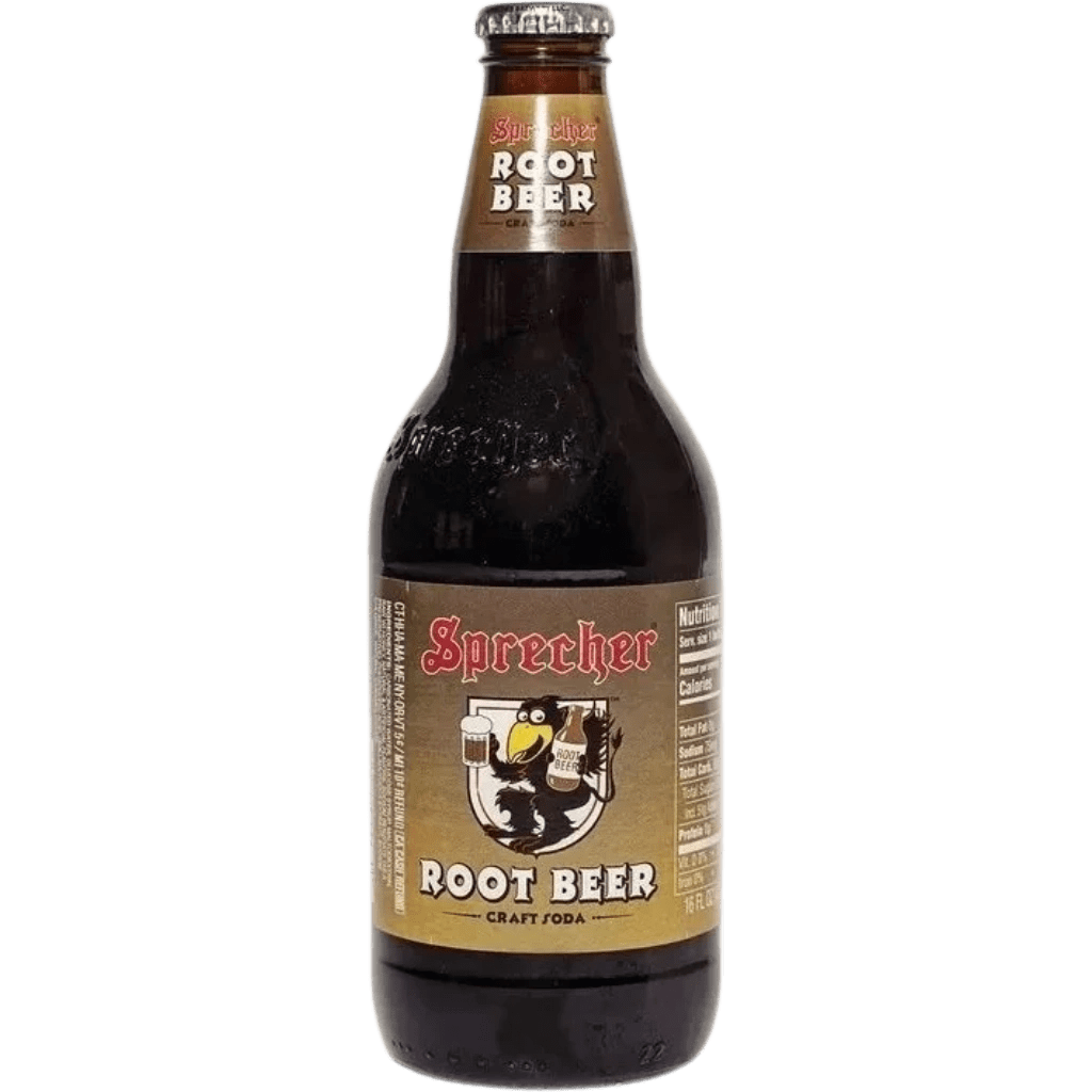 Sprecher Root Beer craft soda bottle