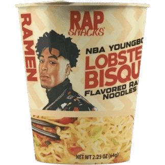 Lobster bisque flavored instant noodles