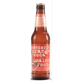 Refreshing mandarin flavored soda beverage
