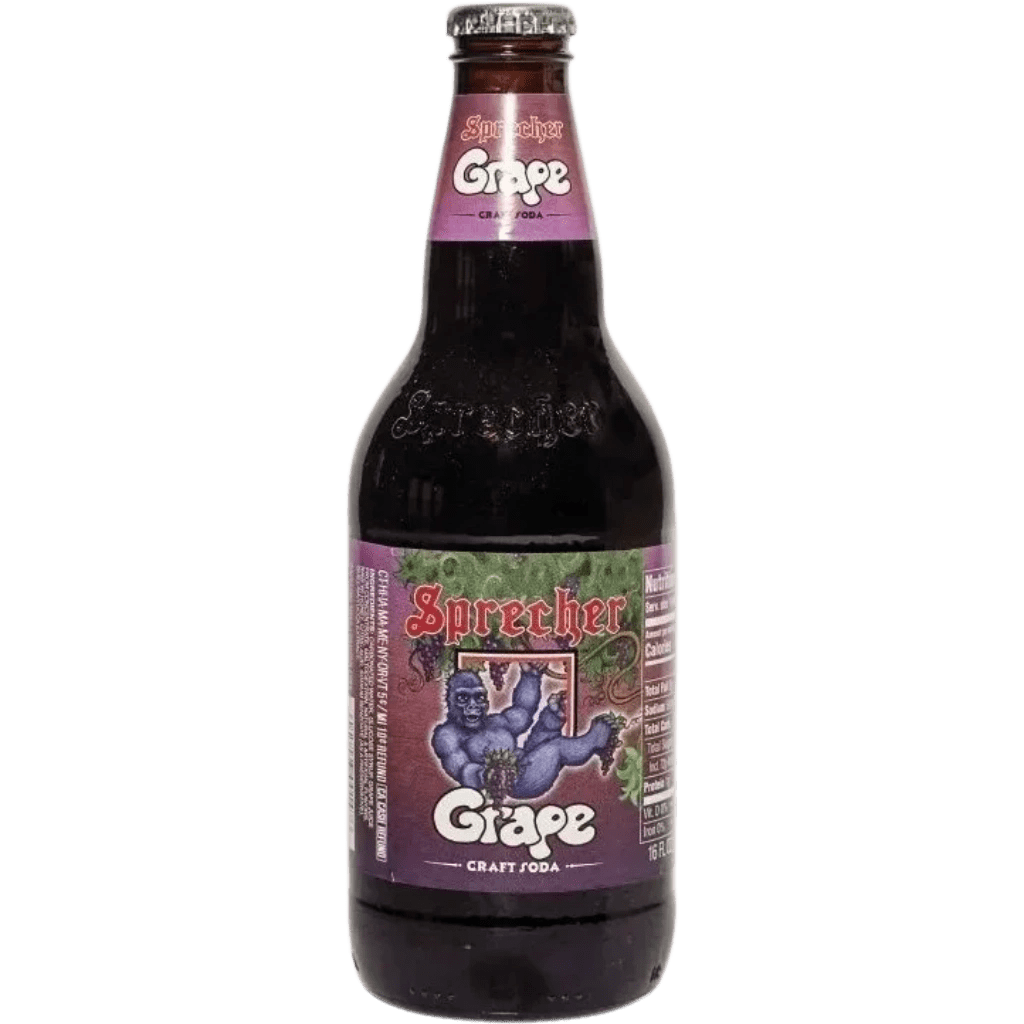 Dark beverage in a glass bottle