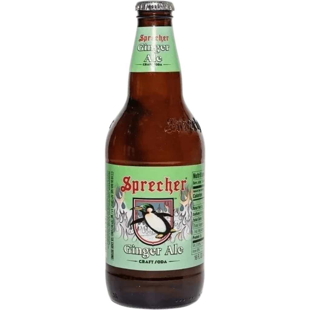 Sprecher ginger ale bottle