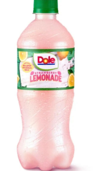 Refreshing strawberry lemonade beverage packaging