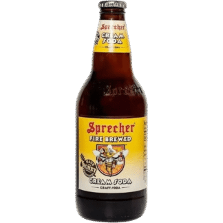 Honey flavored cream soda bottle, Sprecher brand