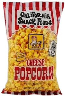 California Snack Foods cheese popcorn
