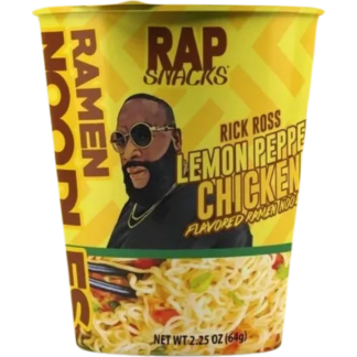 Flavored ramen noodles in vibrant packaging