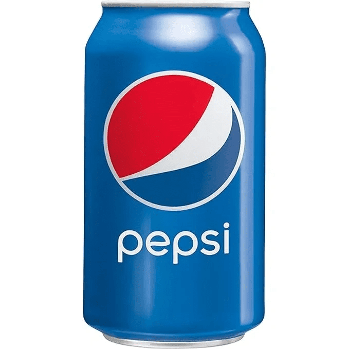 Classic Pepsi beverage container