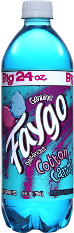 Faygo Cotton Candy soda bottle