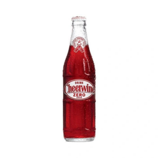 Cheerwine Zero soft drink packaging