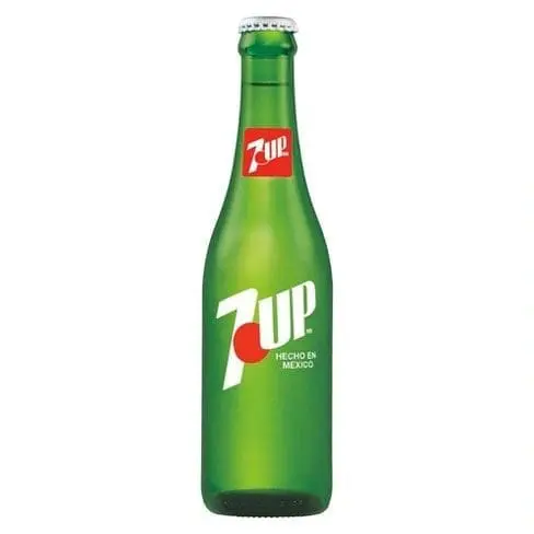 Classic 7UP bottle design from Mexico