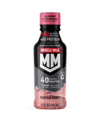Slammin' strawberry flavored protein beverage