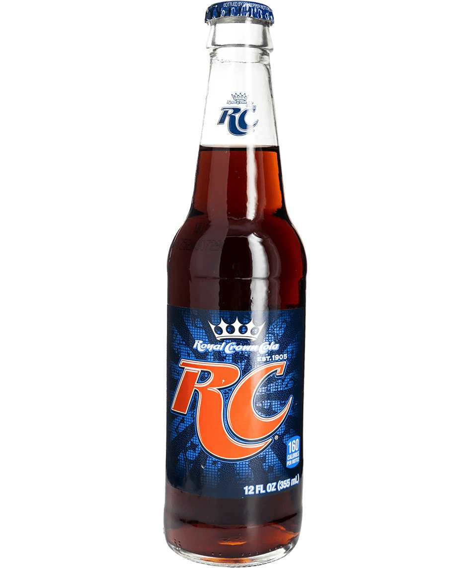 Glass bottle of RC Cola soda