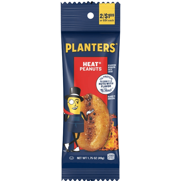 Planters spicy peanuts bag