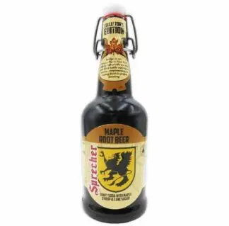 Sprecher maple root beer glass bottle