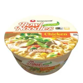Nongshim chicken flavor bowl noodles