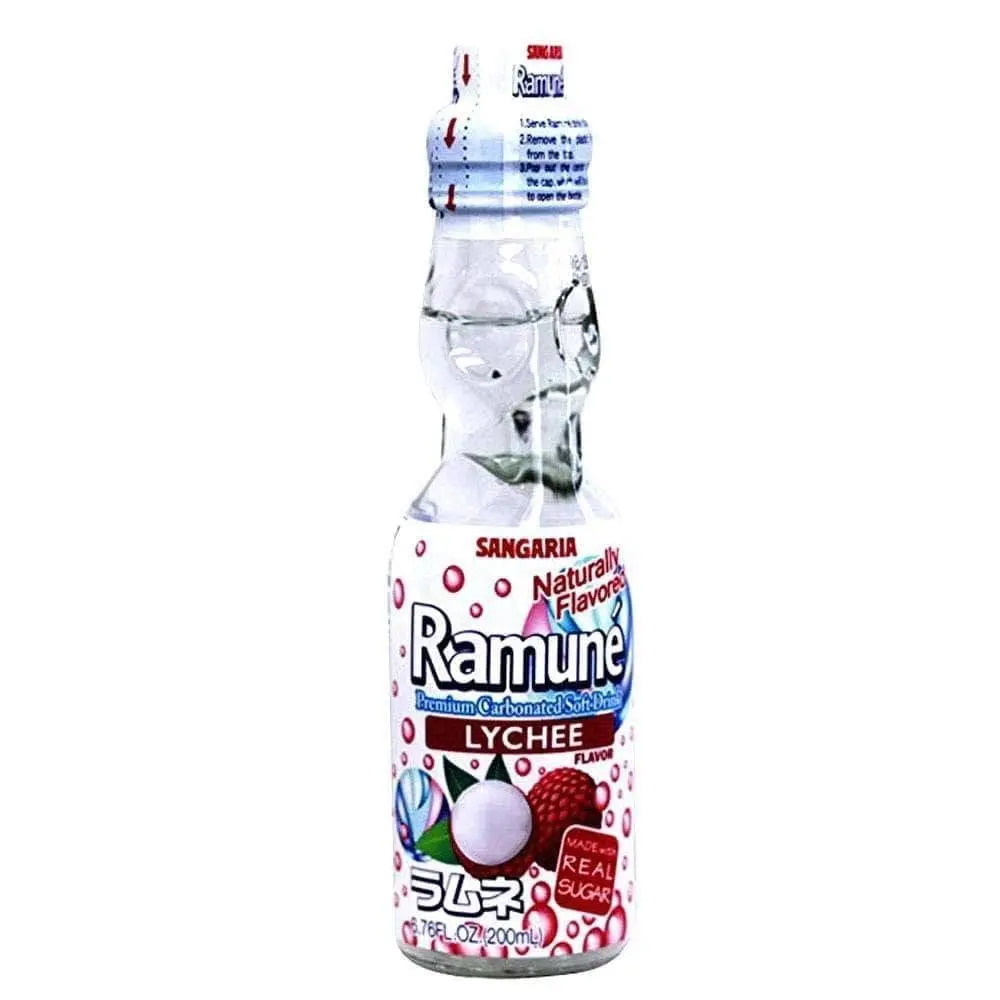 Carbonated lychee-flavored drink