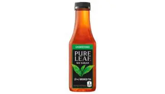 Bottle of Pure Leaf unsweetened iced tea