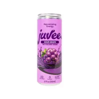 Purple sour grape energy drink can