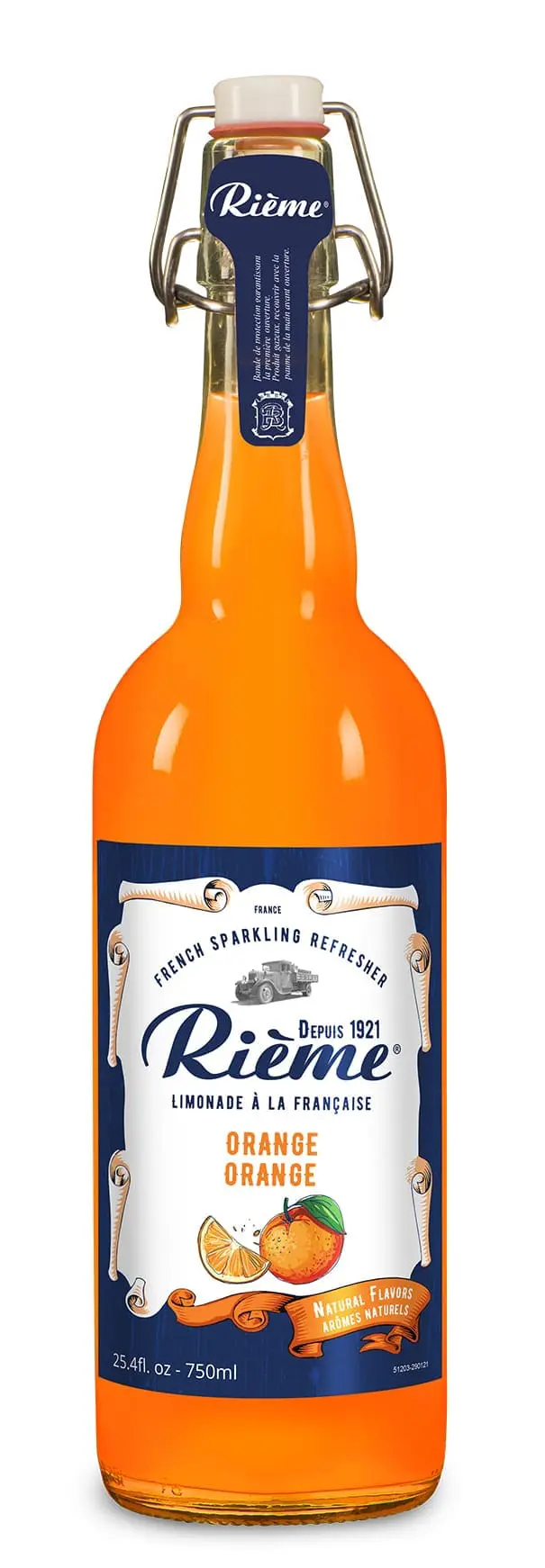 Rieme orange lemonade bottle