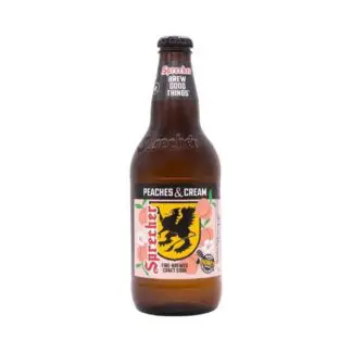 Sprecher peaches and cream soda bottle
