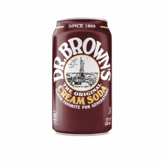 Can of Dr. Brown's cream soda