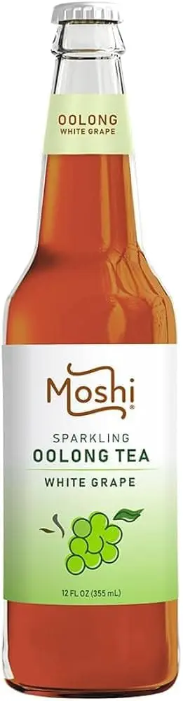 Moshi sparkling oolong tea, white grape
