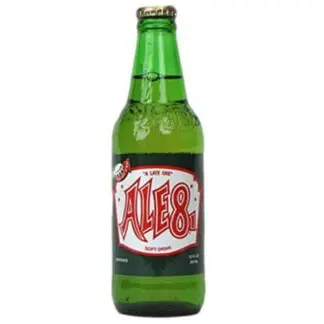 Ale-8 One classic ginger soda green bottle