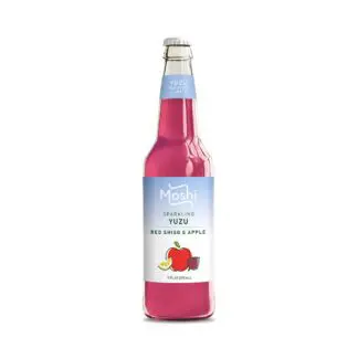 Moshi sparkling yuzu red shiso apple bottle