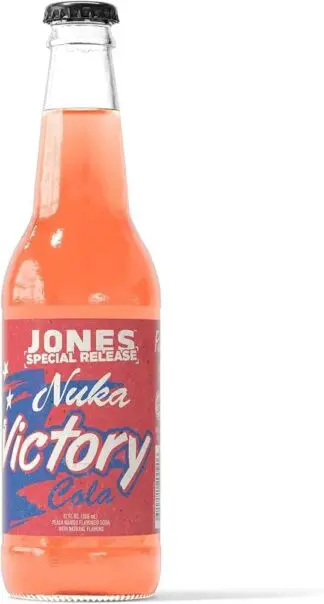 Glass bottle of Jones Nuka Victory Cola