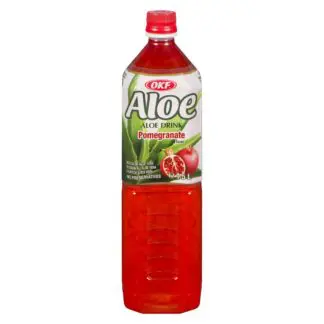 Pomegranate aloe drink bottle