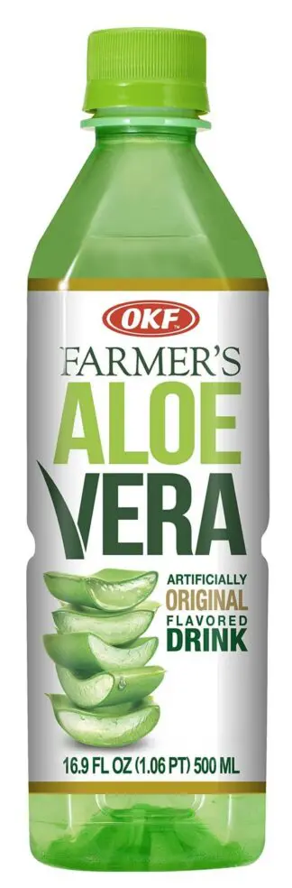 Original aloe vera flavored drink bottle