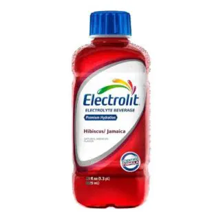 Red Electrolit hibiscus electrolyte beverage bottle