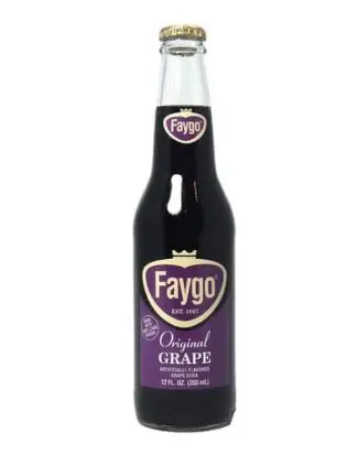 Faygo Original Grape soda bottle