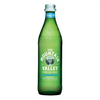 Green glass 500 mL Mountain Valley sparkling