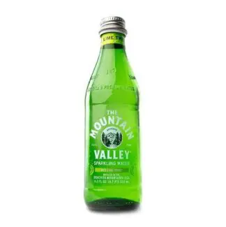 Green glass key lime twist 333 mL bottle