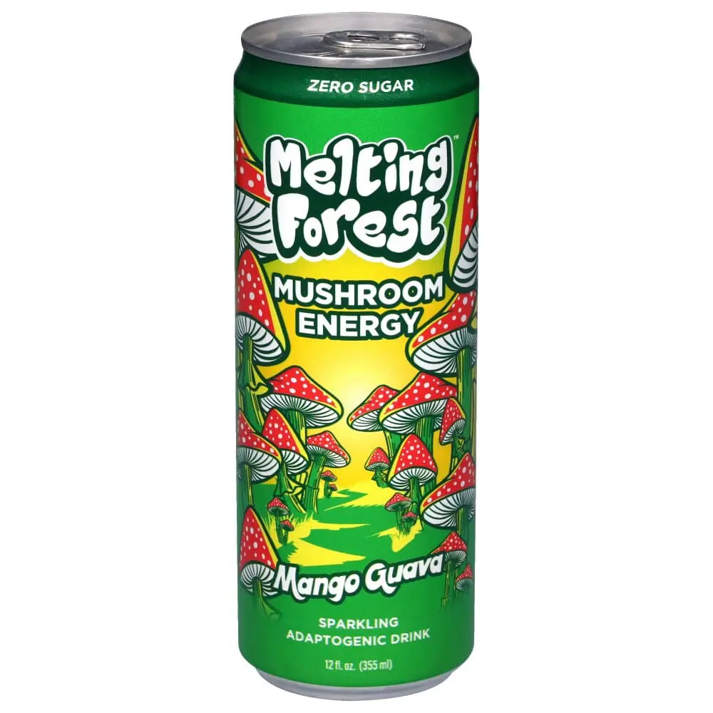 Green Melting Forest mushroom energy can, mango guava