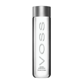 Tall VOSS natural spring water bottle