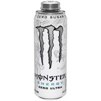 White Monster Zero Ultra energy can