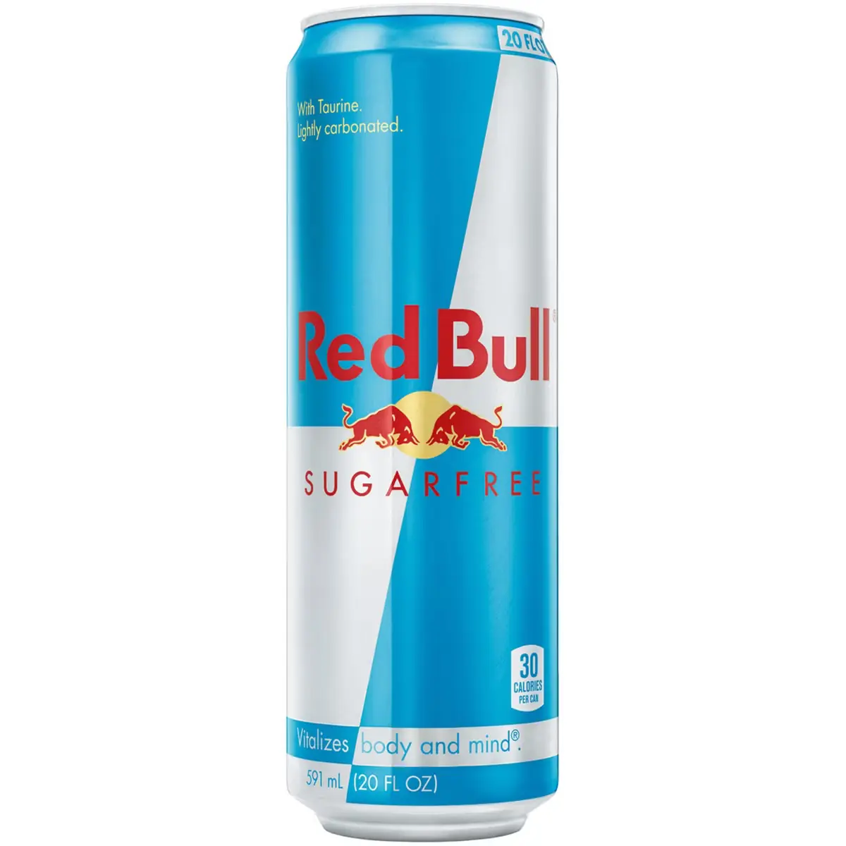 Sugarfree Red Bull 591ml tall blue can