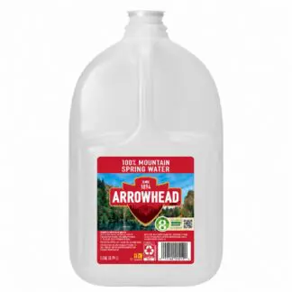Gallon jug of Arrowhead spring water