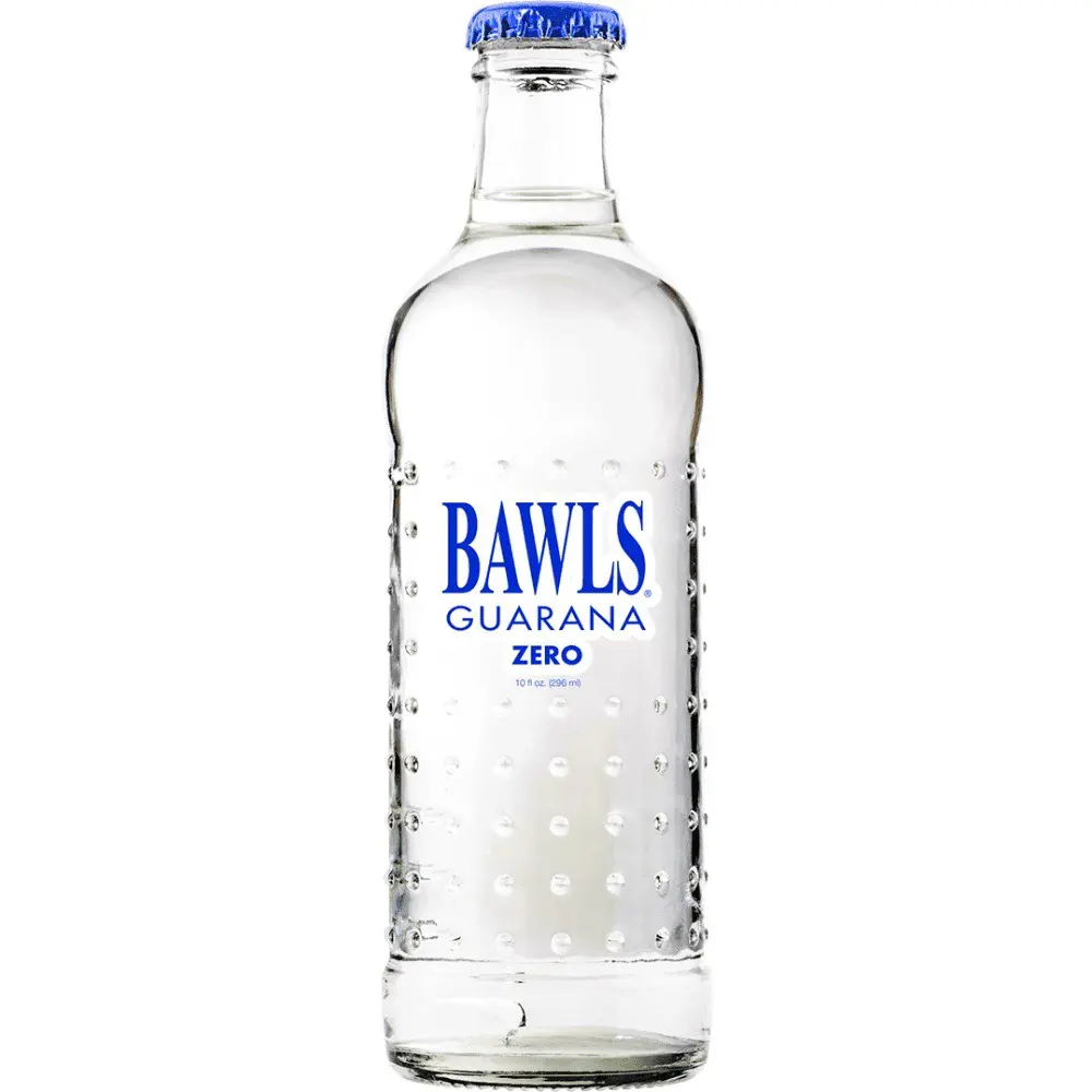 Bawls Guarana Soda - 24 Pack - Guarana Zero 10oz (Glass)
