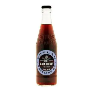Boylan Diet Black Cherry soda bottle
