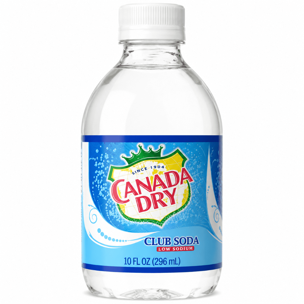 Canada Dry club soda plastic bottle